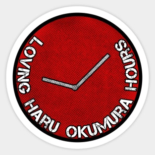 Loving Haru Okumura Hours Sticker